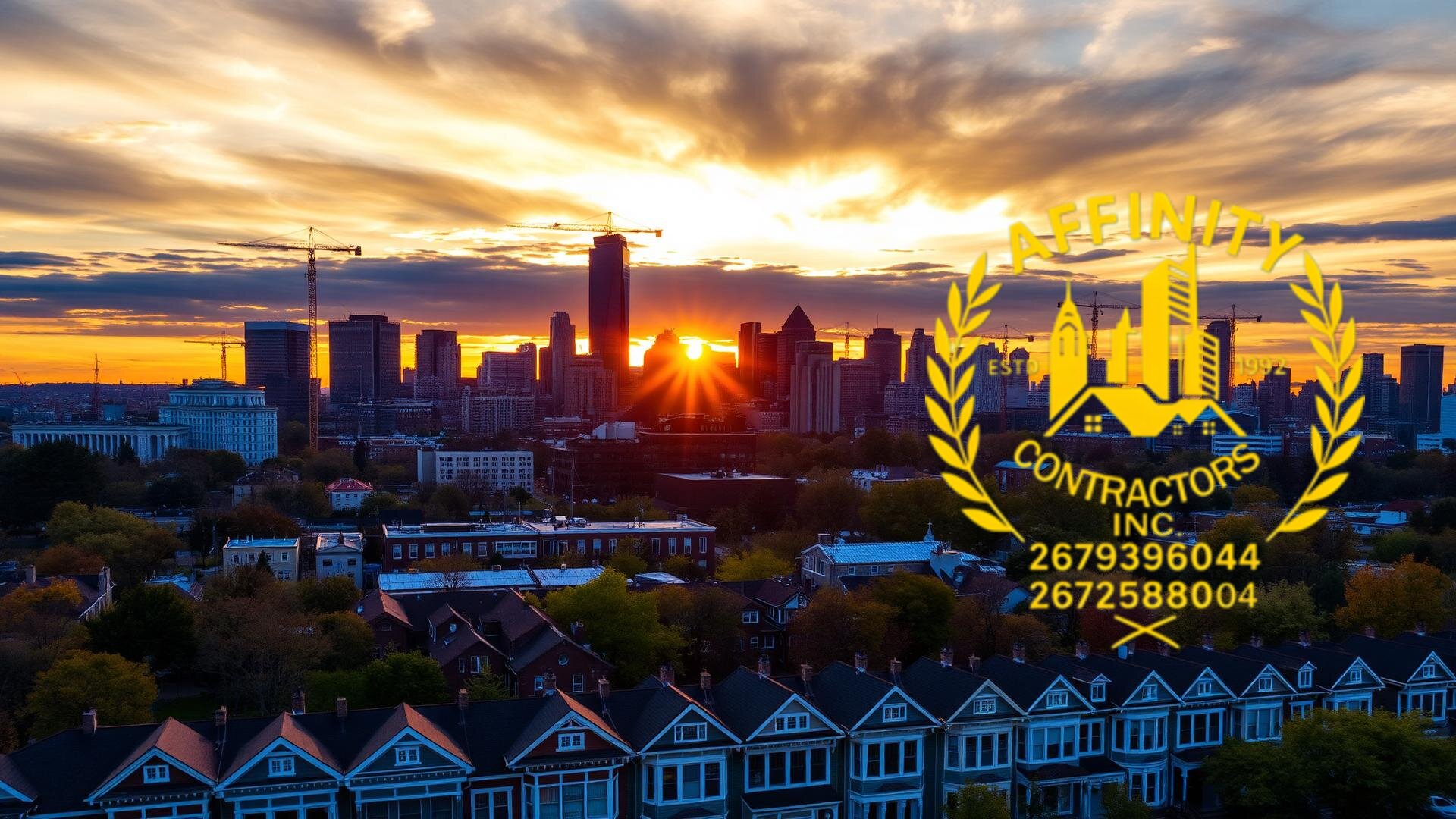 Philadelphia skyline representing local general contractor services